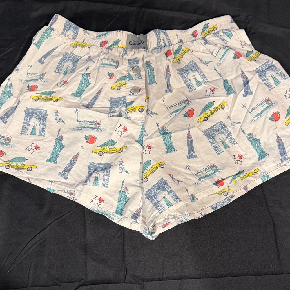New York Themed “ In My Sundays” Women’s Boxer Shorts. Never Worn